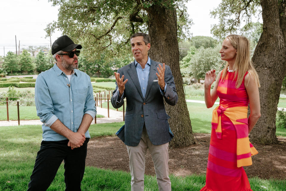 Brandon Maxwell, Jim Gold, chief executive officer of Moda Operandi, and Lauren Santo Domingo, cofounder and chief brand officer. - Credit: Kristen Kilpatrick Photography 2