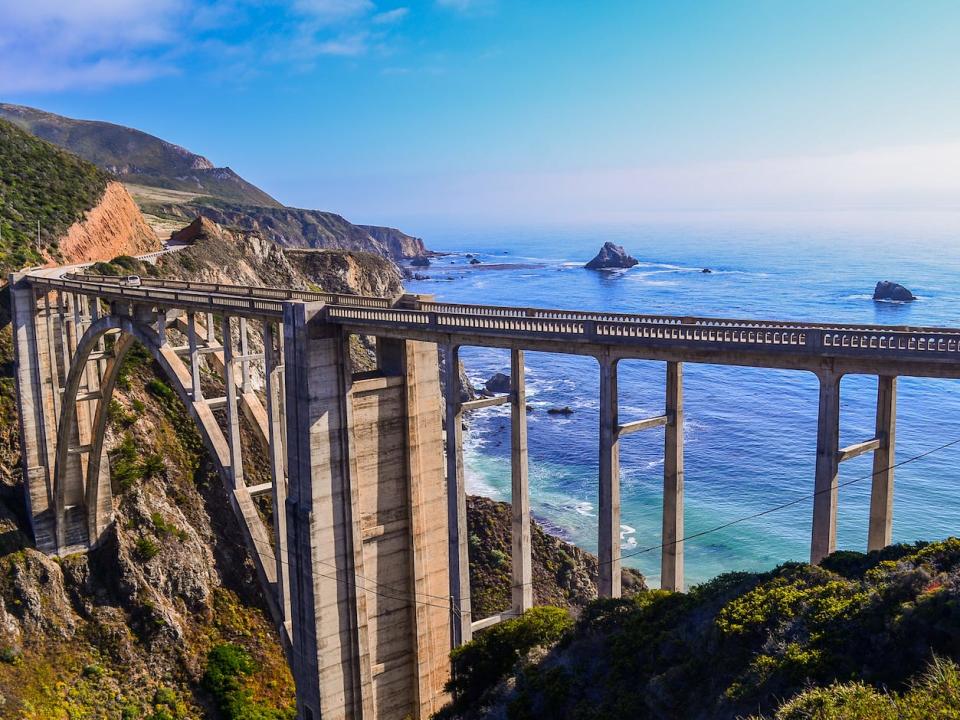 Bixby Bridge on the Pacific Coast Highway