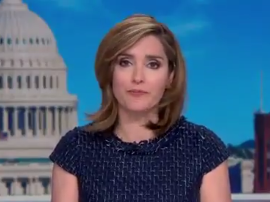 Margaret Brennan during Face the Nation on Sunday: (CBS News)