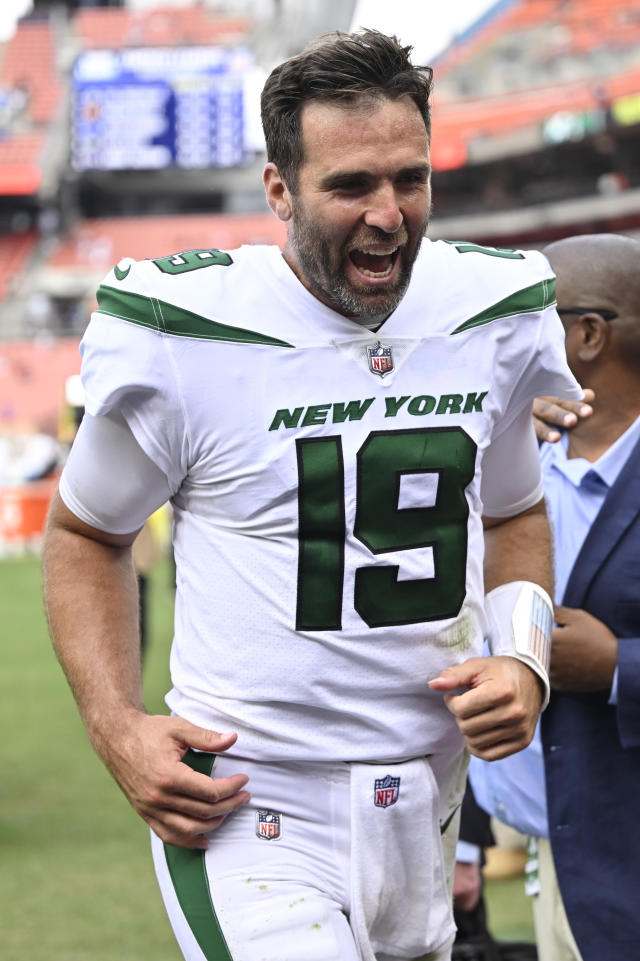 Jets' Robert Saleh sticking with Joe Flacco at QB vs. Browns