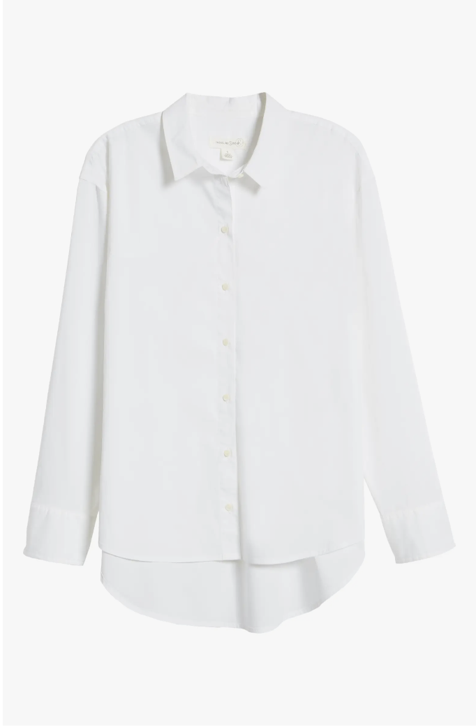 15) Oversize Button-Up Shirt