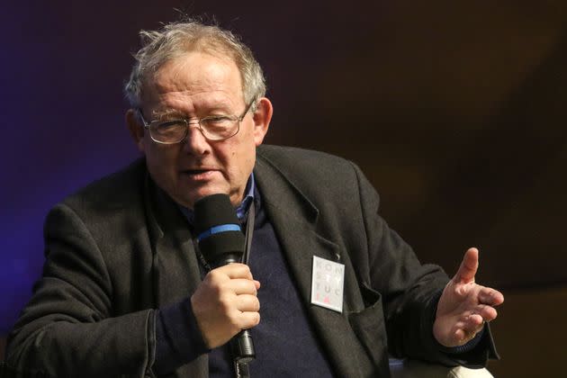 El periodista polaco Adam Michnik en un debate en 2019. (Photo: NurPhoto via Getty Images)