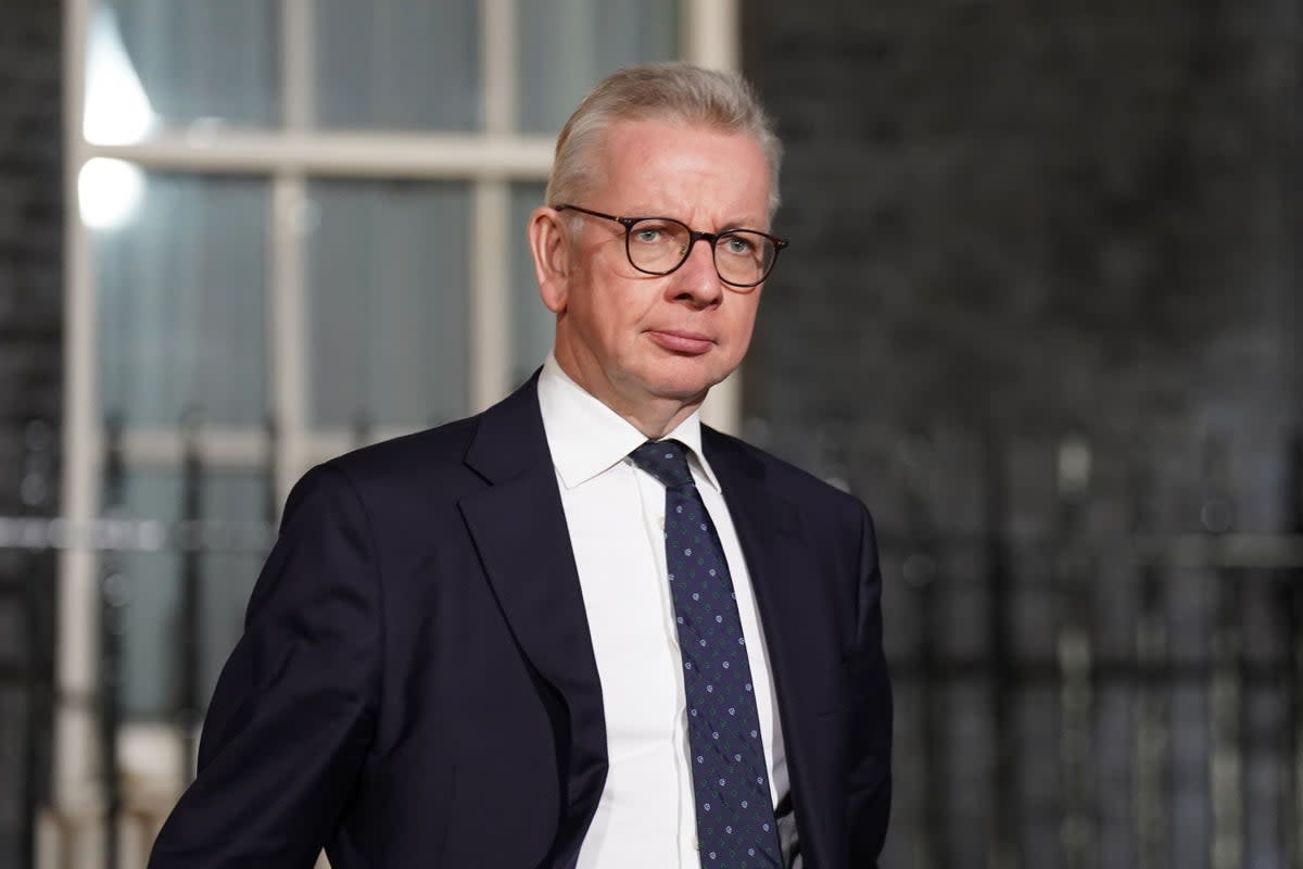 Levelling Up Secretary Michael Gove said he was proud of the UK’s response to the crisis (PA Wire)