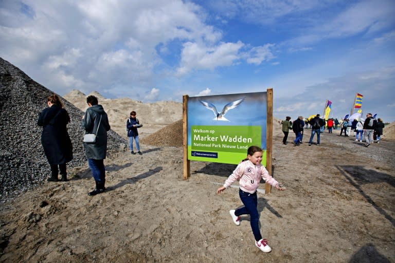 Three wooden bird observatories have been built on the main island