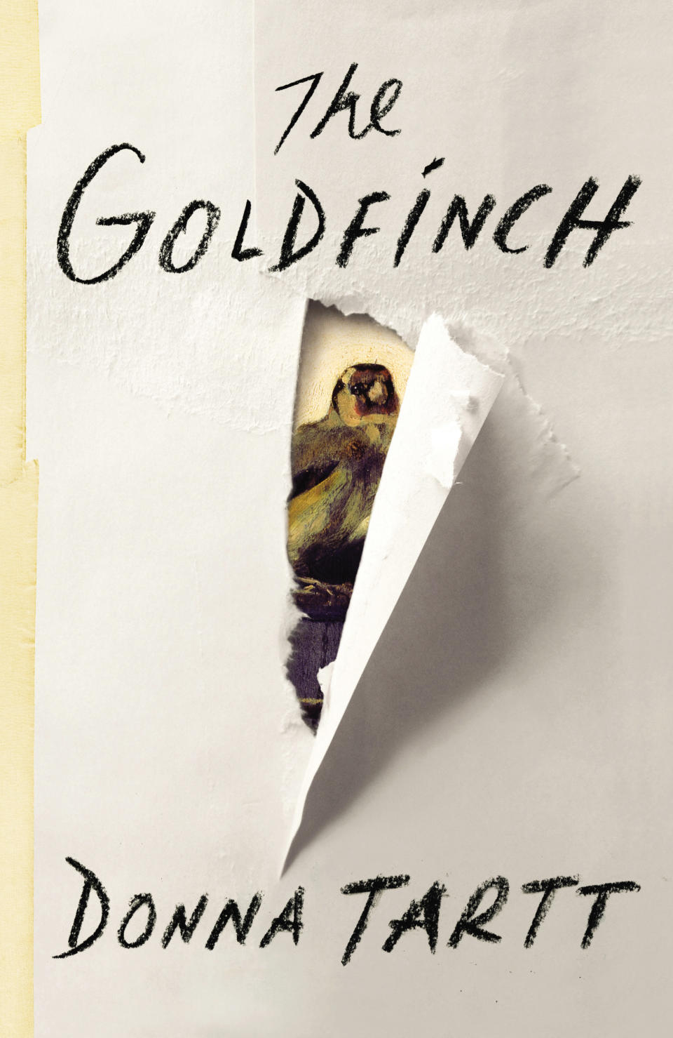 This photo provided by Little, Brown and Company shows the book cover of “The Goldfinch,” by Donna Tartt. Tartt won the Pulitzer Prize for fiction on Monday, April 14, 2014. (AP Photo/Little, Brown and Company)