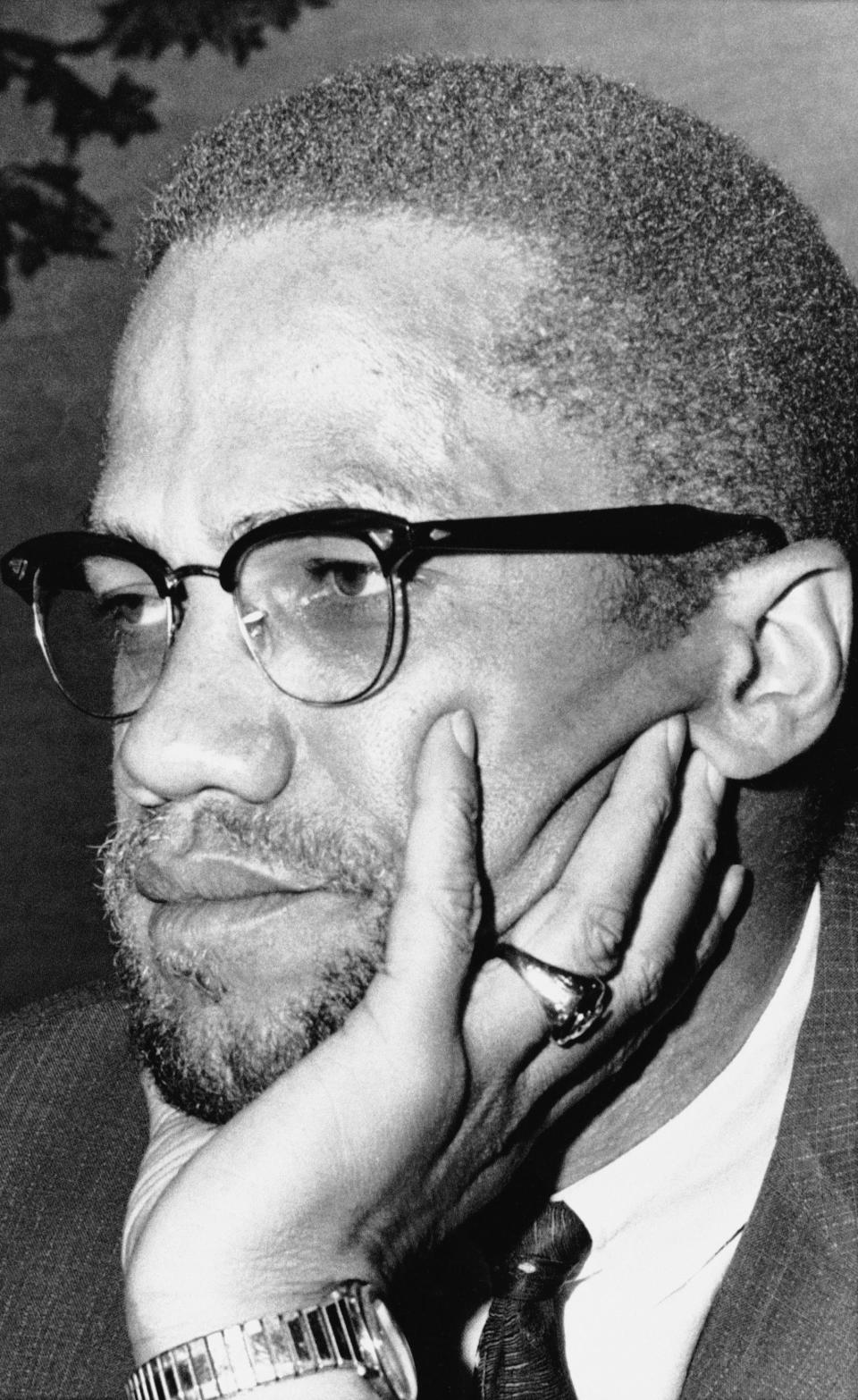 Malcolm X in 1964.