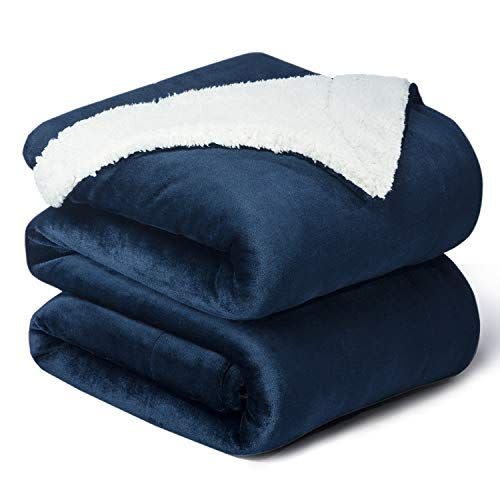 5) Sherpa Fleece Blankets