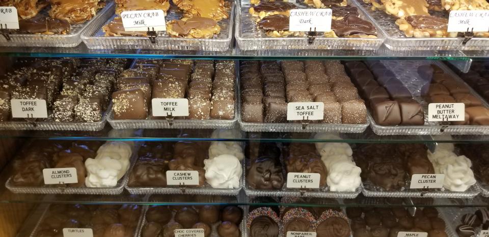 An assortment of chocolates are available at Sweet Memories Candy Shoppe, 15381 Highway 32, in Lakewood.