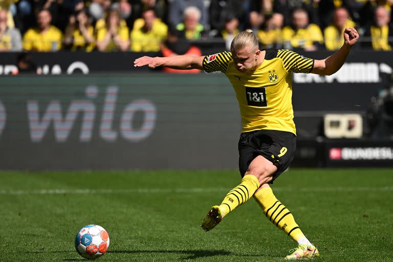 Haaland tiene un alto promedio de gol en sus tres temporadas en Borussia Dortmund