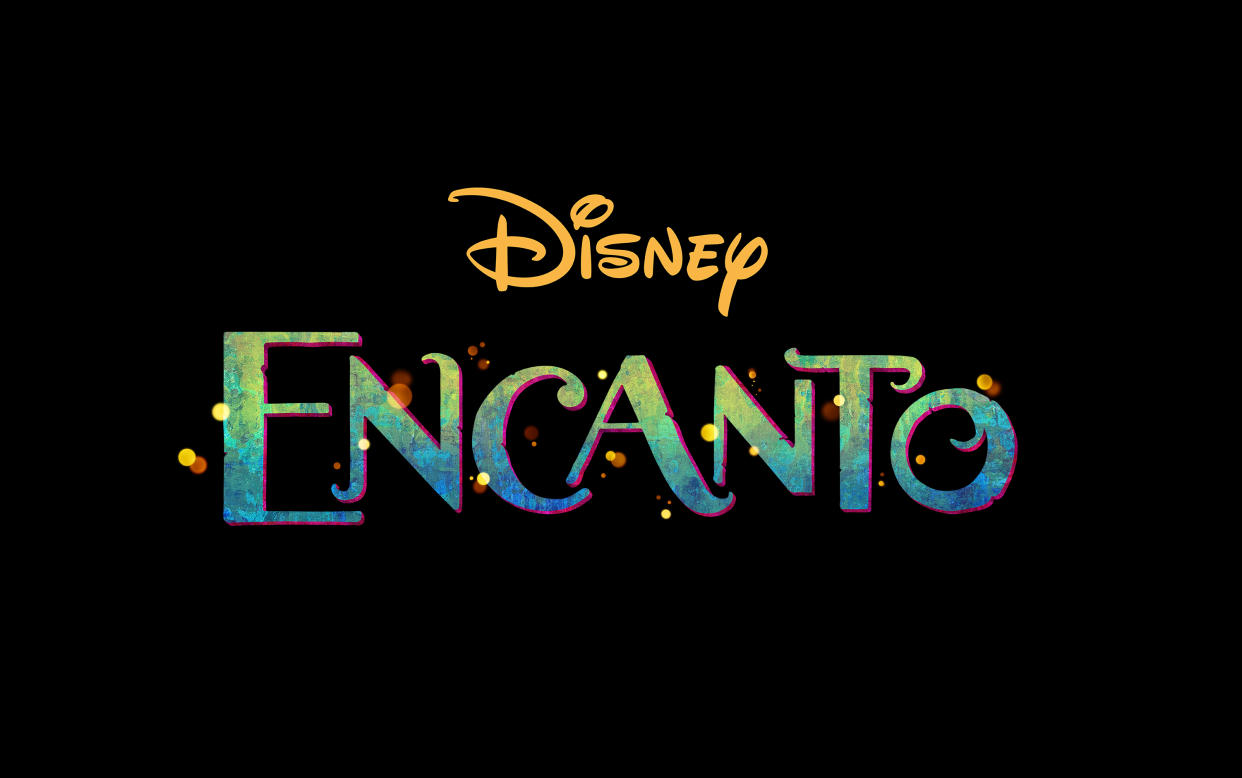 The title treatment for Encanto (Disney)