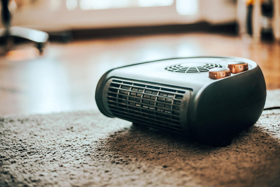 Never plug a space heater into an extension cord. (Photo via Getty Images)
