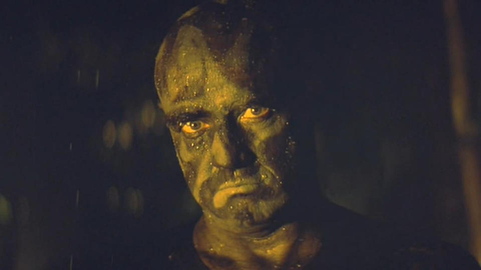 Marlon Brando as Colonel Kurtz in 'Apocalypse Now'. (Credit: United Artists)
