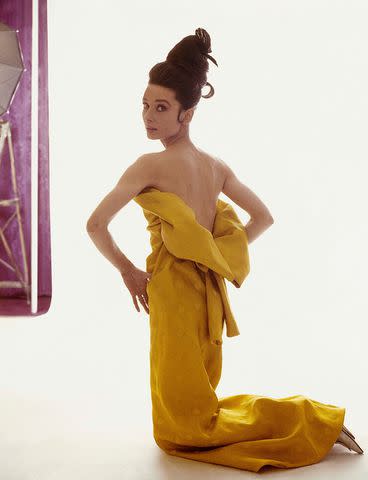 <p>Bert Stern/CondÃ© Nast/Shutterstock</p> Audrey Hepburn 1963 Givenchy fashion shoot
