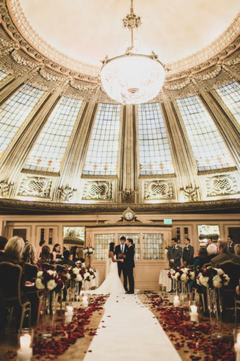 The author's first wedding: a traditional Catholic ceremony.