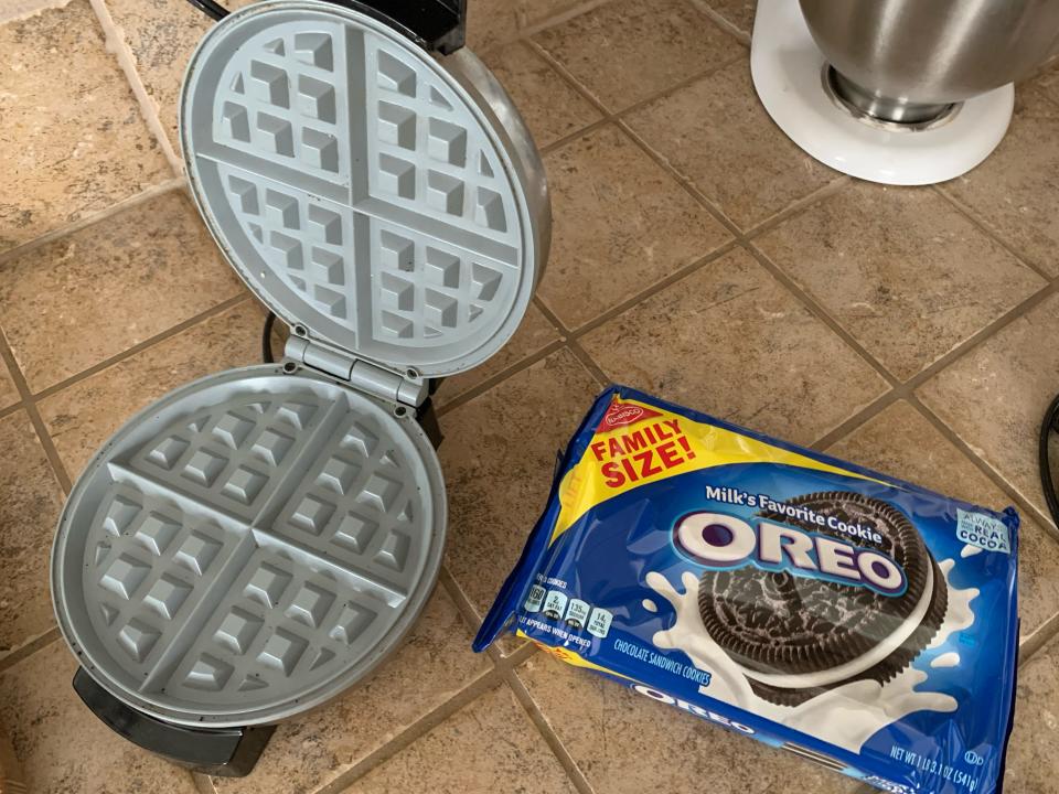 tiktok oreo waffle hack