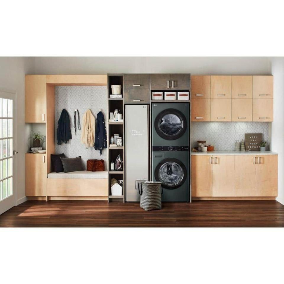 <p><a href="https://go.redirectingat.com?id=74968X1596630&url=https%3A%2F%2Fwww.homedepot.com%2Fp%2FLG-Electronics-27-in-WashTower-Laundry-Center-with-4-5-cu-ft-Front-Load-Washer-and-7-4-cu-ft-Electric-Dryer-in-Nature-Green-WKEX200HGA%2F321774705&sref=https%3A%2F%2Fwww.bestproducts.com%2Fappliances%2Fa13938132%2Freviews-front-and-top-loading-washing-machines%2F" rel="nofollow noopener" target="_blank" data-ylk="slk:Shop Now;elm:context_link;itc:0;sec:content-canvas" class="link ">Shop Now</a></p><p>WashTower Washing Machine and Dryer</p><p>homedepot.com</p><p>$1798.00</p>