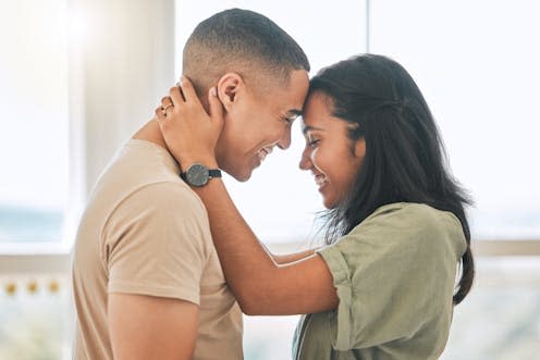   <span class="attribution"><a class="link " href="https://www.shutterstock.com/image-photo/couple-love-forehead-touch-home-happiness-2308801921" rel="nofollow noopener" target="_blank" data-ylk="slk:PeopleImages.com - Yuri A/Shutterstock;elm:context_link;itc:0;sec:content-canvas">PeopleImages.com - Yuri A/Shutterstock</a></span>