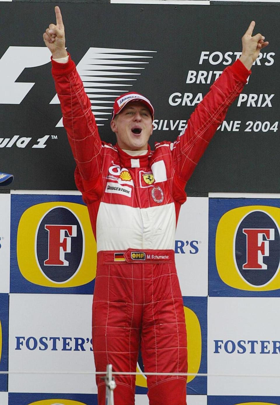 File photo dated 11-07-2004 of Michael Schumacher