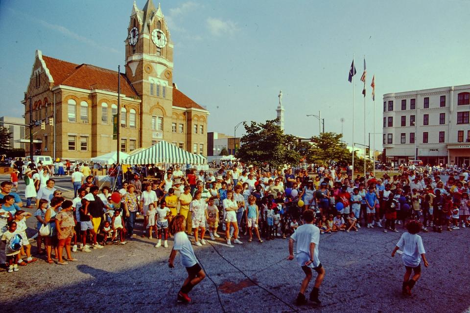 Anderson Soiree in downtown Anderson SC in August 1988.