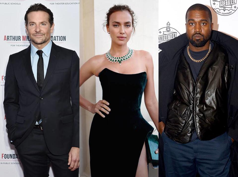 Bradley Cooper, Irina Shayk, Kanye West