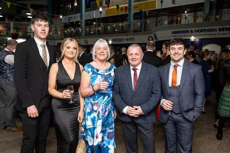 Ellis Gray, Ellie Sharp, Christine Sharp, Tony Sharp and Fraser Sharp