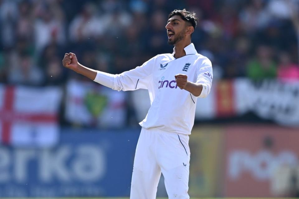 Shoaib Bashir has been chosen ahead of Jack Leach for England in a surprise decision (Getty Images)