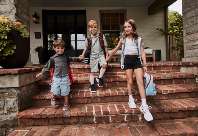 Jessie James Decker’s kids, Forrest, Eric II, and Vivianne Decker for DSW - Credit: Courtesy DSW.