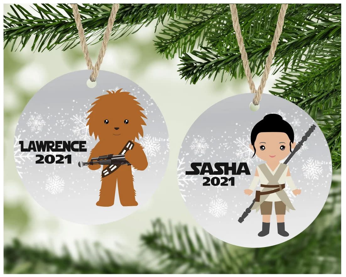 Star Wars Personalized Kid Ornaments