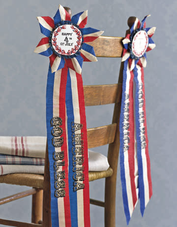 Old Award Ribbons from Crepe Paper