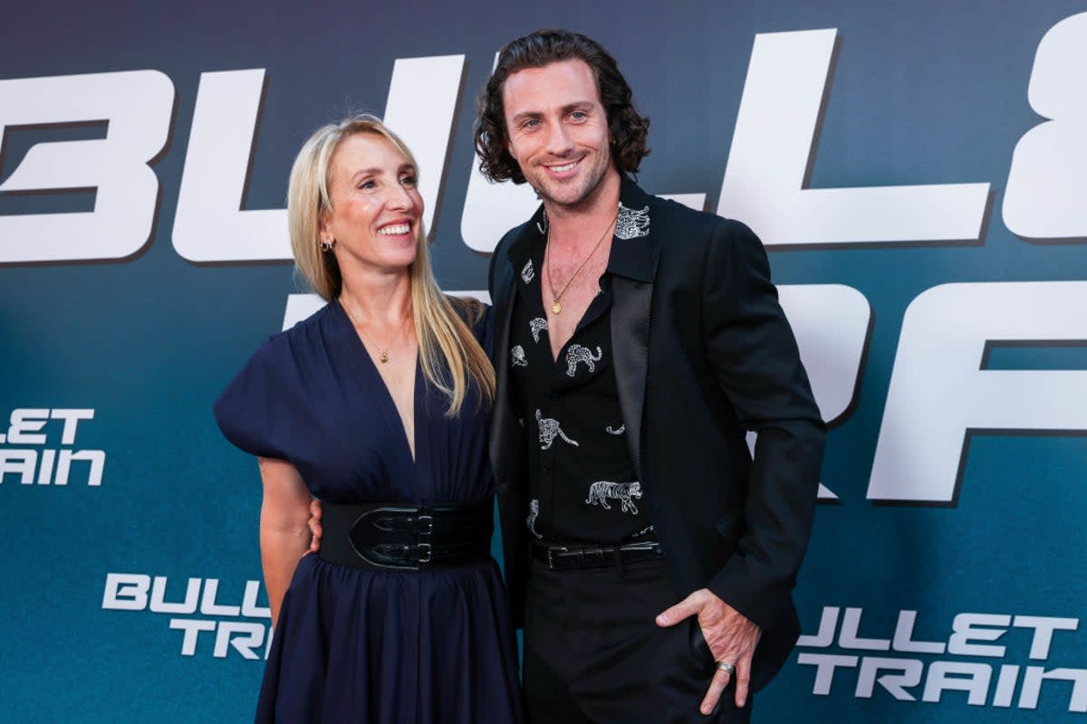 Sam Taylor-Johnson has shared her thoughts on husband Aaron stepping into 007’s shoes (Corbis via Getty Images)