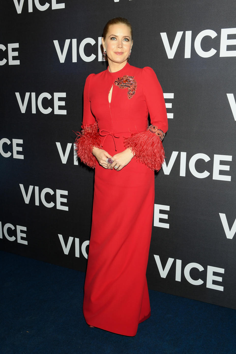 Amy Adams at the premiere of ‘Vice’