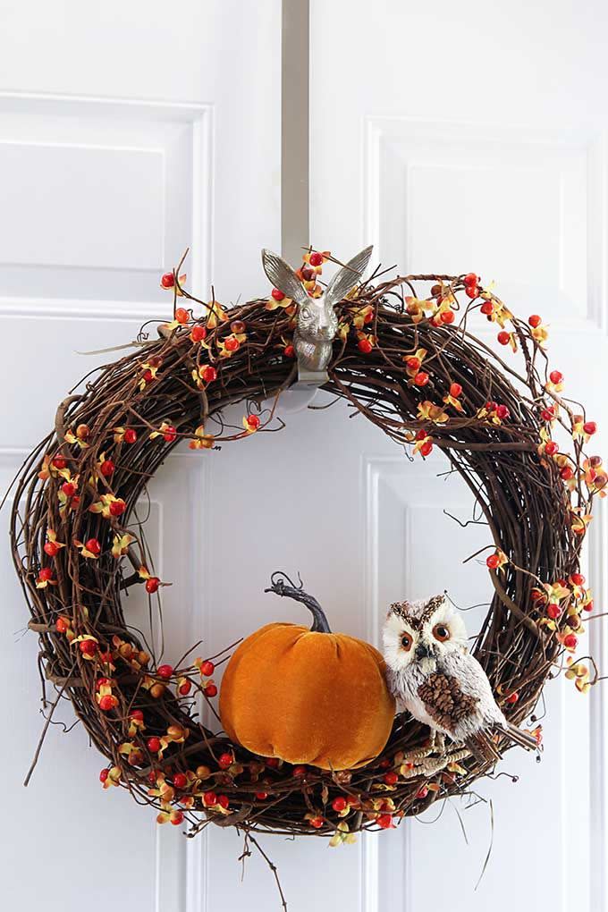 Fall Grapevine Wreath