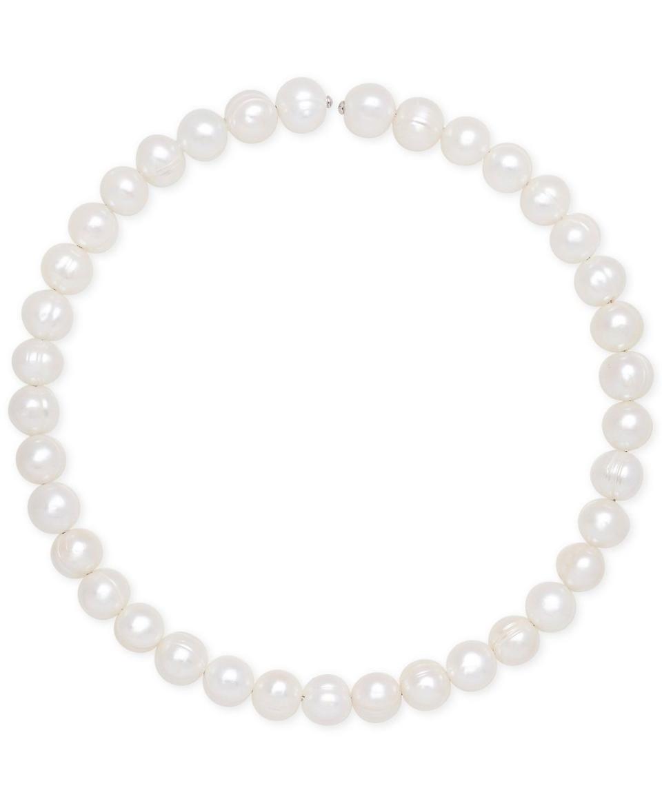 <strong><a href="https://www.macys.com/shop/product/cultured-freshwater-pearl-9mm-coil-choker-necklace?ID=4590833&amp;CategoryID=9569&amp;kws=freshwater%20pearl%20choker&amp;slotId=1&amp;swatchColor=Grey#fn=searchPass%3DallMultiMatchWithSpelling" target="_blank" rel="noopener noreferrer">Get the&nbsp;Cultured Freshwater Pearl choker for $46.39 (sale price as of press time)</a></strong>