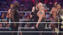 <p> Shaquille O’Neal and professional wrestling was a match made in heaven, and WWE fans got to see that become a reality when the Pro Basketball Hall of Famer entered the Andre the Giant Memorial Battle Royal at WrestleMania 32. Was it a display of in-ring talent? No, but it was an unforgettable moment seeing him stand face-to-face with Big Show in the middle of the 20-man match. </p>