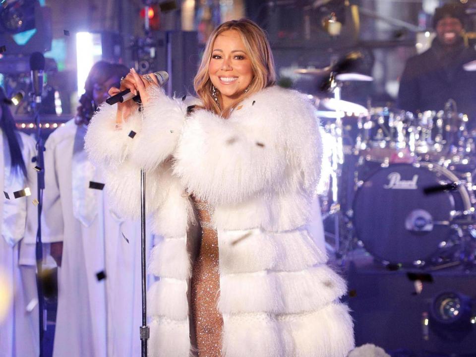 Mariah Carey performs at Times Square on New Year’s Eve (Taylor Hill/FilmMagic)