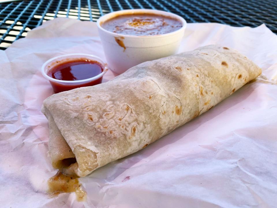 The green chile beef burrito is the signature item at Rito's in the Garfield neighborhood of Phoenix.
