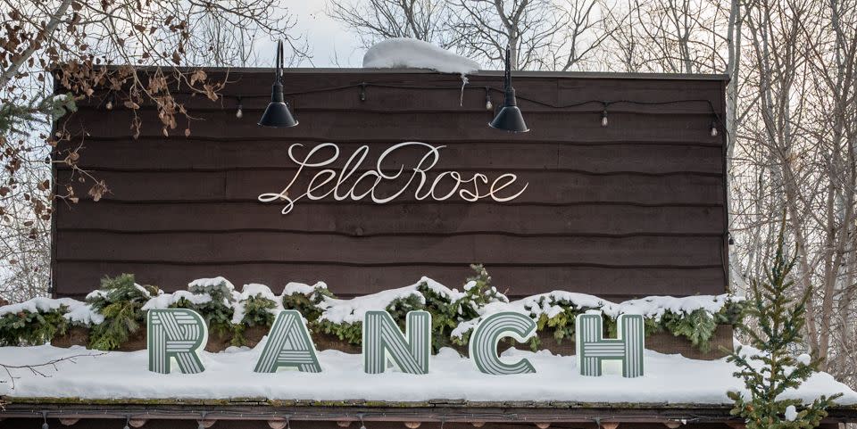 the exterior facade of lela rose ranch