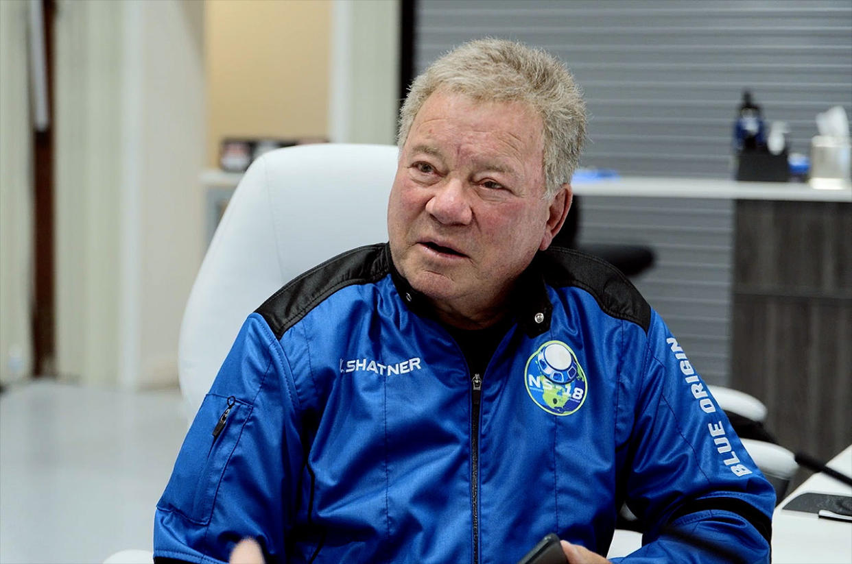  William Shatner seen here preparing for his spaceflight with Blue Origin 