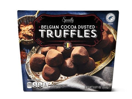 Specially Selected Belgian cocoa-dusted truffles