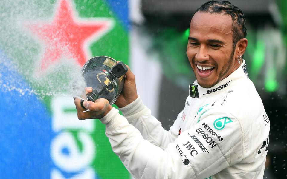 Lewis Hamilton is expected to win his sixth title  in Texas next weekend - Getty Images South America