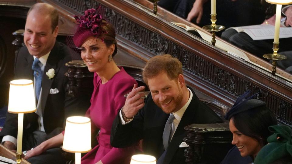 britain royals wedding eugenie ceremony