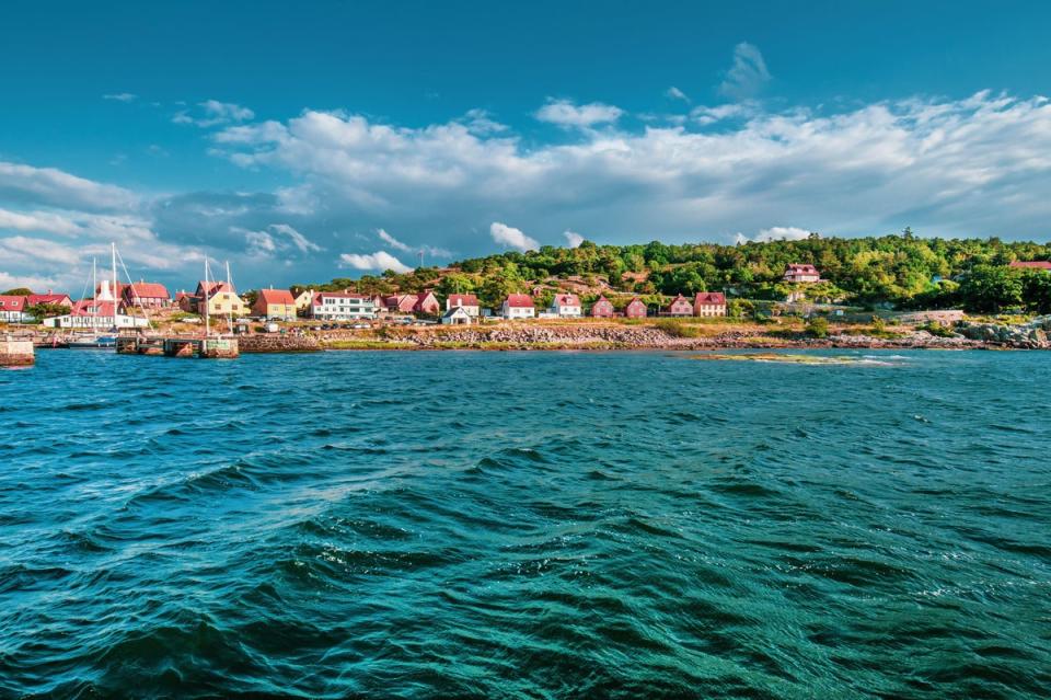 The small town of small town of Gudhjem in Bornholm, Denmark (Alamy Stock Photo)