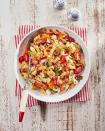 <p>Italian style pasta salad isn't just for picnics! This packable dish makes a delicious meal.</p><p><strong><a href="https://www.countryliving.com/food-drinks/a36343569/italian-pasta-salad-recipe/" rel="nofollow noopener" target="_blank" data-ylk="slk:Get the recipe for Pasta Salad;elm:context_link;itc:0" class="link ">Get the recipe for Pasta Salad</a>.</strong> </p>
