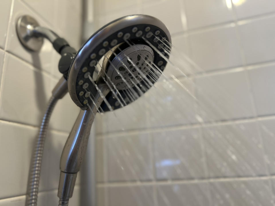 <p>Emily Fazio</p>Clean Your Showerhead<p>A dirty shower head prevents your shower from operating efficiently and exposes you to bacteria. If you're only focused on cleaning your shower doors, shower floor, or replacing the plastic shower curtain when it gets slimy, here's where you should redirect your attention:</p><ol><li><strong>Get your hands dirty. </strong>Remove the showerhead, and then use an extra toothbrush to scrub in between the small holes.</li><li><strong>Soak the showerhead.</strong> Soak it in a tub of white vinegar. After a few hours of soaking, the acidity of the vinegar makes it easier to scrub away calcium deposits and debris.</li><li><strong>Clean the filter. </strong>First, check the manual for your showerhead to see how to properly remove the fixture's filter. This will be connected to the pipe. Cleaning the filter is a great way to improve the flow of clean water and the efficiency of your fixture so it lasts longer.</li></ol>