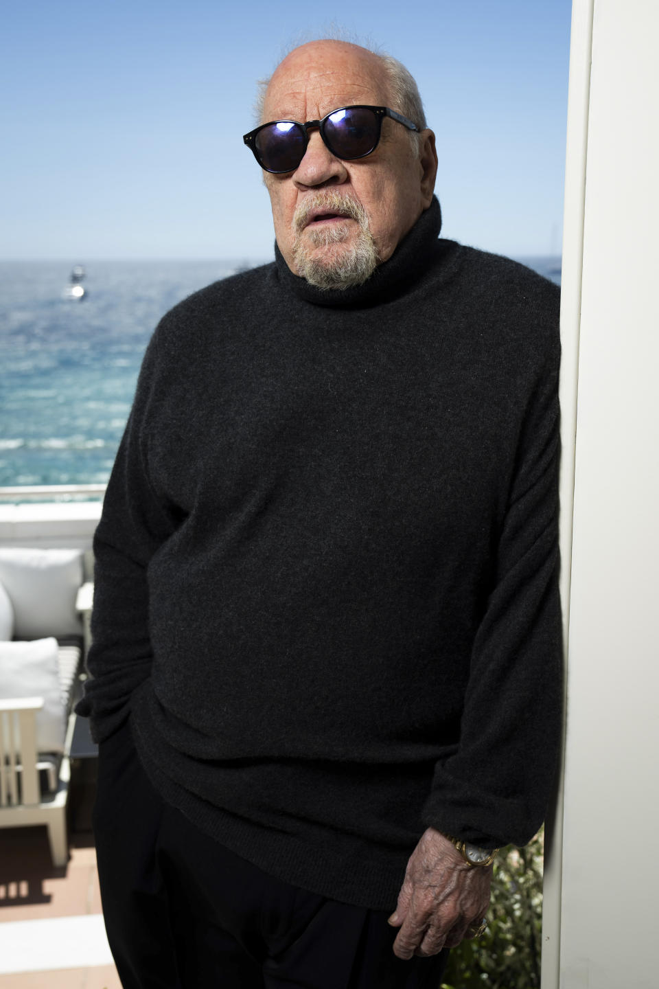Director Paul Schrader poses for portrait photographs for the film 'Oh, Canada', at the 77th international film festival, Cannes, southern France, Friday, May 17, 2024. (Photo by Scott A Garfitt/Invision/AP)