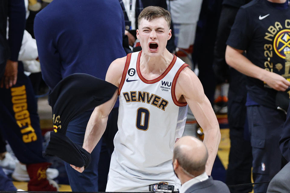 Christian Braun won an NBA championship a year after winning the NCAA title with Kansas. (Isaiah J. Downing-USA TODAY Sports)