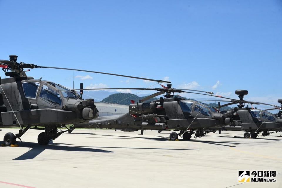 ▲AH-64E攻擊直升機被國軍視為重層嚇阻重要利器。（圖／記者林柏年攝 )