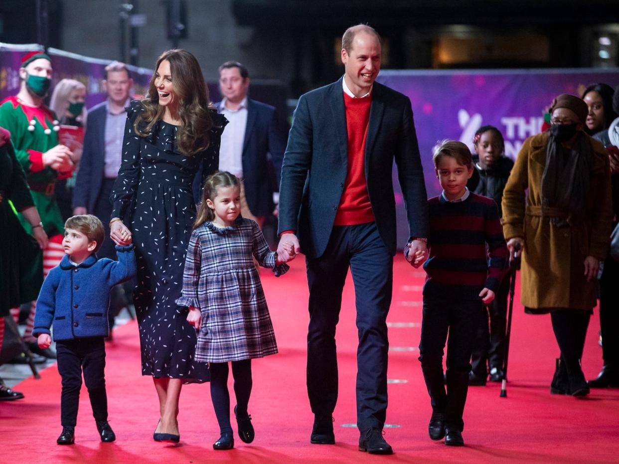 prince william and kate middleton kids first red carpet together