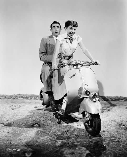 Audrey Hepburn, Gregory Peck, 'Roman Holiday', 1953