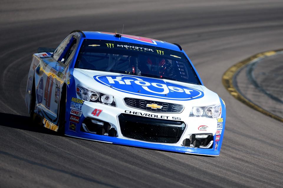 AJ Allmendinger testing earlier this year. (Getty Images)